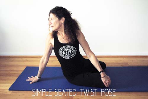 Simple Seated Twist Pose10